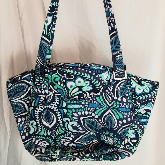 NWT Vera Bradley Glenna in Blue Island Medallion - Picture 4 of 5